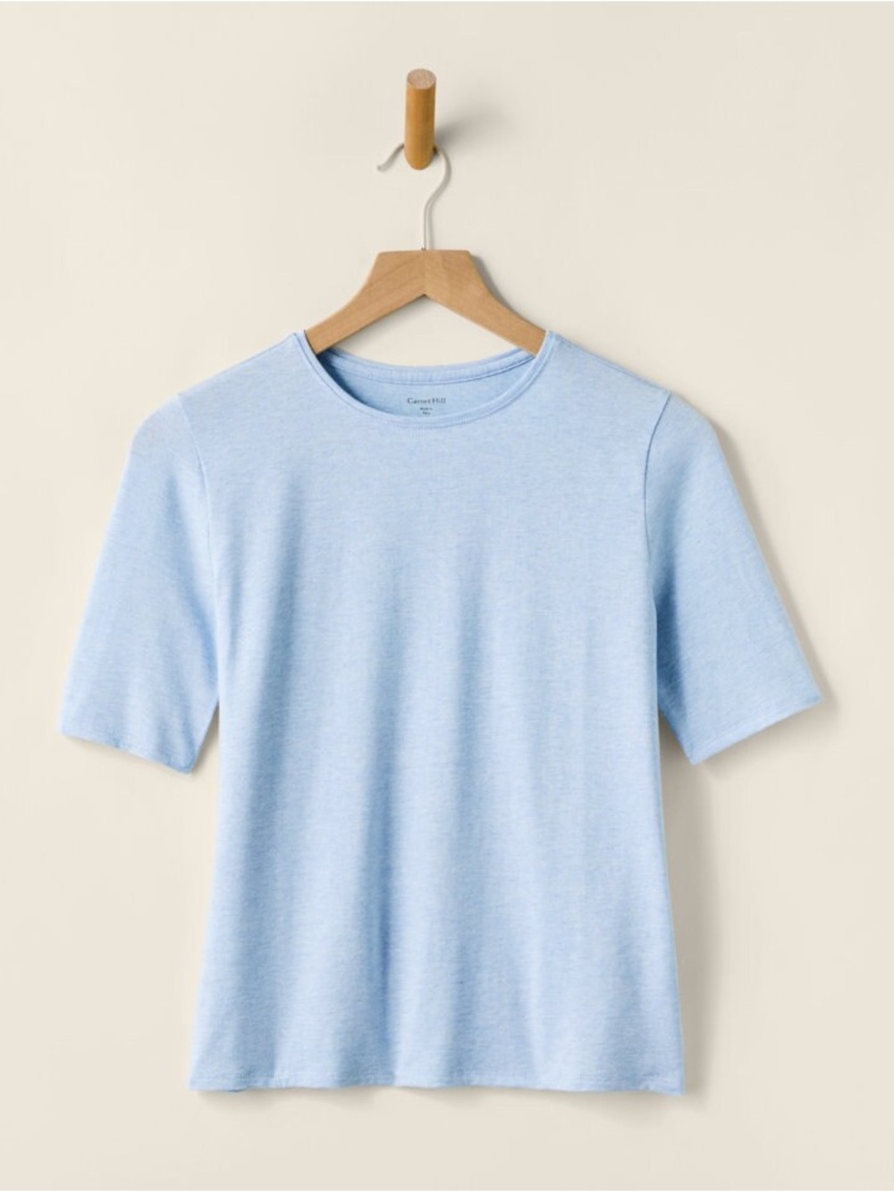 Garnet Hill Essential Elbow Sleeve Tee